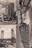 Rotterdam Hefbrug Koningshaven Erasmashuis Binnenweg Groothandelsgebouw 4x Postcard s