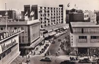 Rotterdam Korte Hoogstraat Strasse Vintage Real Photo Dutch Postcard
