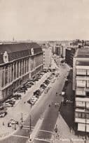 Rotterdam Meent 1950s Aerial Real Photo Dutch Postcard