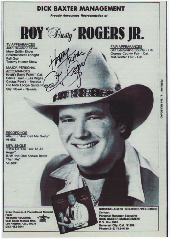 Roy Rogers Jr. Dusty