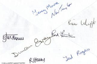 Royal Air Force Mountaineering Assoc MULTI incl Ted Rogers Hand Signed FDC