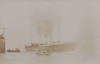 Royal Yacht Victoria & Albert & Pilot Ship Old Deal Kent Postcard