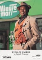 Rudolph Walker Eastenders Hand Signed Cast Photo