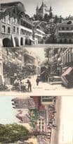 Rue A Thoune Strasse In Thun 3x Old EX Switzerland Postcard s