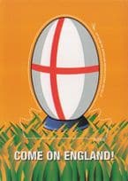 Rugby World Cup 2003 Australia Cut Out Ball Sports Postcard