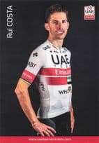 Rui Costa Cycling Cyclist Sports UEA EmiratesT eam Postcard