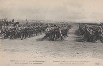 Russian Infantry WW1 Charging With Bayonet Old War Postcard