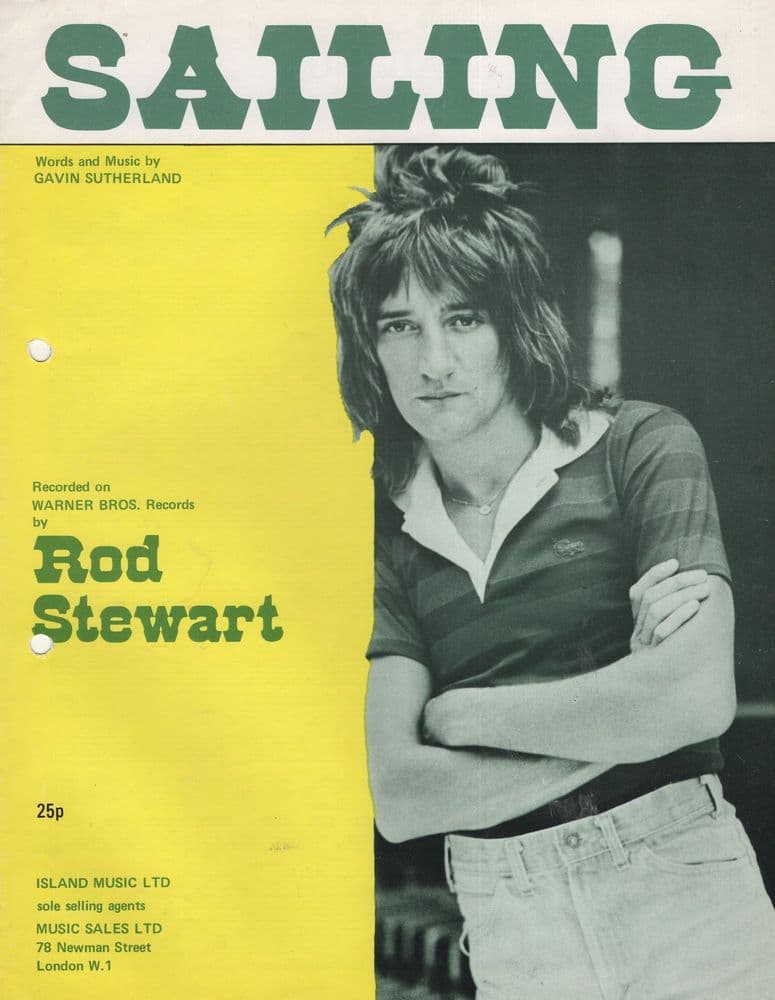 Sailing Rod Sailing Rod Stewart 1970s Sheet Music