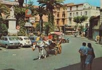 Saint Anthonys Square Sorrento Tarantella Show Tourist Office Disco Postcard