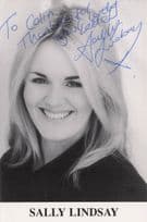 Sally Lindsay Coronation Street Vintage Hand Signed Photo