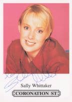 Sally Whittaker Coronation Street Undedicated Hand Signed Cast Photo