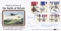 Salute To The Battle Of Britain MULTI AUTOGRAPH WW2 Hand Signed FDC