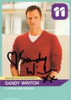 Sandy Winton as Michael Williams Neighbours Hand Signed Cast Card photo