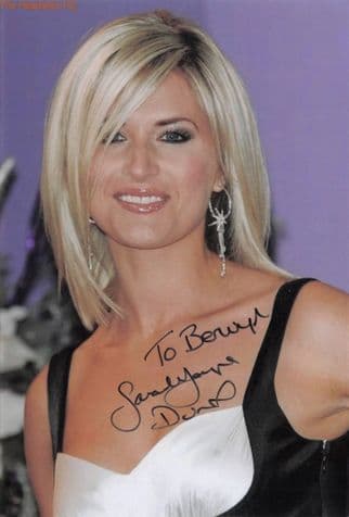 Sarah Jayne Dunn of Hollyoaks Stunning Hand Signed Photo