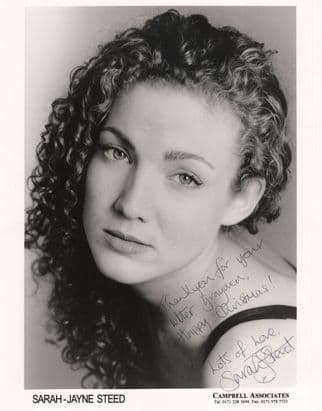 Sarah Jayne Steed Hollyoaks Stunning Large 10x8 Hand Signed Photo