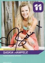Saskia Hampele as Georgia Brooks Neighbours Hand Signed Cast Card Photo
