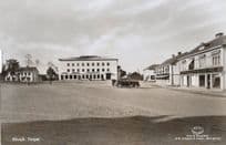 Savsjo Torget Sweden Skanska Akta Fotografi RPC Old Postcard
