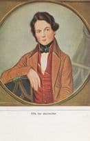 Schumann German Classical Music Composer Antique Cigarette Card