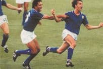 Scotland Vs Spain Winning Goal 1982 World Cup Football Postcard