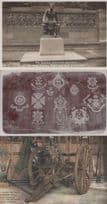 Scottish Cannon American Memorial Gun Regalia 3x Real Photo Military Postcard s