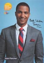 Sean Fletcher Good Morning Britain Large 8x6 Hand Signed Photo