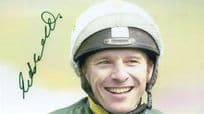 Seb Sanders Flat Horse Race Racing Jockey Hand Signed Photo