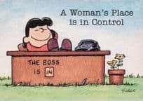 Secretary Comic Postcards