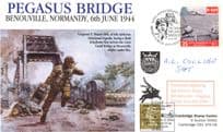 Sergeant Albert Collier Of WW2 Pegasus Bridge LTD TO 67 Hand Signed FDC