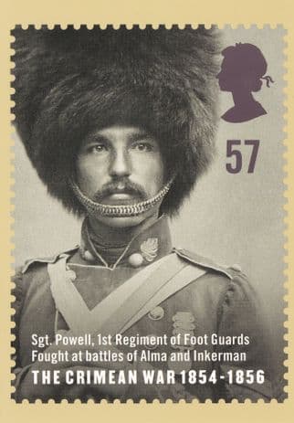Sergeant Powell 1st Regiment Of Foot Guards Crimean War Postcard