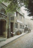 Set Location Green Dragon Pub Middlemarch TV Show Stamford Lincolnshire Postcard
