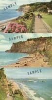 Shanklin Isle Of Wight 3x Rare SAMPLE 1970s Postcard s