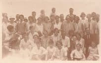 Shanklin Isle Of Wight Group Portrait Antique Postcard