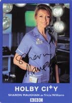 Sharon Maughan as Tricia Williams Casualty Hand Signed Cast Photo