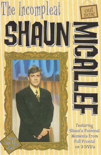 Shaun Micallef Australian Comedian DVD Advertising Launch Postcard