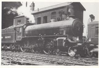 Sheffield B1 61114 Train at London Road Manchester Station in 1950 Postcard