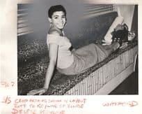 Shirley Bassey At 18 Years Old Rare Large Vintage Press Photo