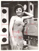 Shirley Bassey Live On Television in 1962 Old Rare Press Photo