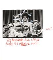 Shirley Bassey On The Muppet TV Show Large 10x8 Press Photo