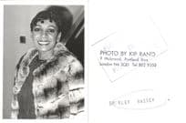 Shirley Bassey Vintage Mint London Kip Rano Rare Press Photo