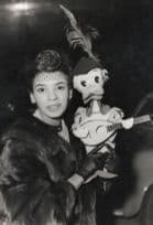 Shirley Bassey Walt Disney Donald Duck Mascot 1960 Large Press Photo