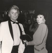 Shirley Bassey With Unknown Male Escort Date 1985 London Press Photo
