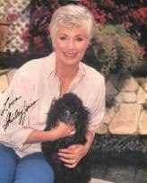Shirley Jones The Partridge Family & Pet Dog 10x8 Hand Signed Photo
