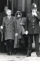 Shirley Maclaine Disguised At House Of Commons Policeman Large Press Photo