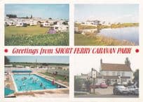 Short Ferry Caravan Club Park Lincolnshire Postcard