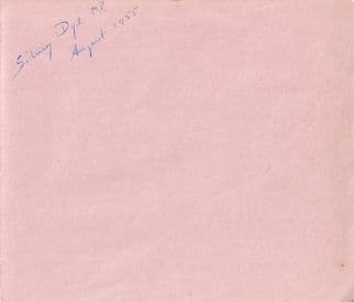Sidney Dye Labour Agriculture Union Cambridge Norfolk MP Hand Signed Ephemera