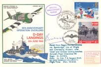 Sidney Goldberg WW2 Normandy D-Day Landings LTD TO 17 Hand Signed FDC