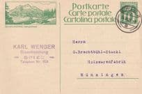 Silvaplanersee Mallets Axe Swiss Ski Tools Switzerland Old Postcard