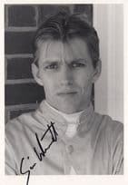 Simon Whitworth Horse Racing Jockey 7x5 Large Hand Signed Photo