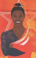 Simone Biles American USA Gymnast Olympic Games Champion Postcard