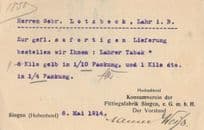 Singen Hohentweil German Volcano Trip WW1 Exploration Postcard